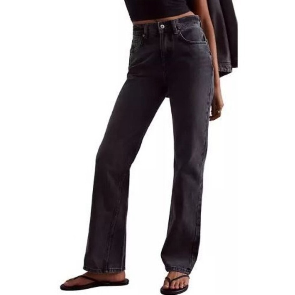 We The Free Black Flare Jeans sz 26